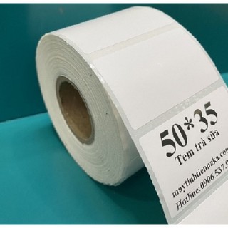 Decal giấy in tem nhãn mã vạch 50x35