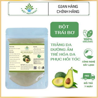 Bột Trái Bơ Sấy Lạnh dưỡng ẩm trắng sáng da, phục hồi tóc
