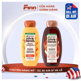 Dầu gội Garnier Whole Blends Sữa ong chúa, Dầu dừa và Cacao 650ml