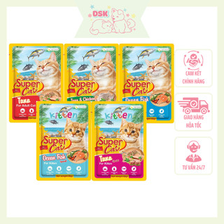 Pate super cat cho mèo mọi lứa tuổi - gói 85gr