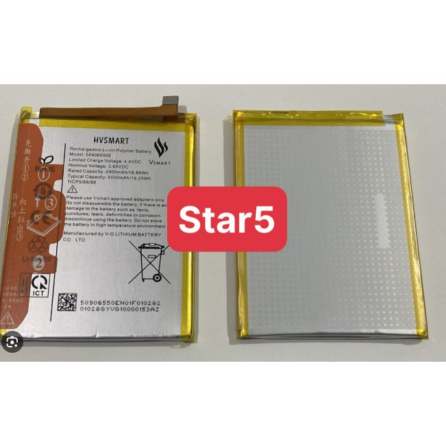 Pin Tương Thích Vsmast Modell 50906550 Dùng Cho Star 5 (chọn theo phân loại)
