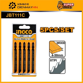 Lưỡi cưa lọng gỗ 5 cây ingco jbt111c