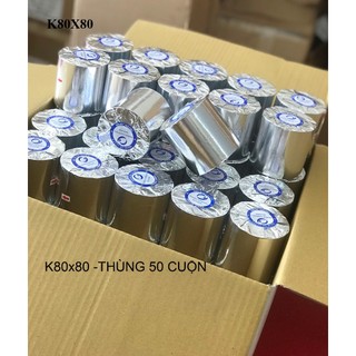 Thùng giấy in nhiệt k80x80, giấy in hóa đơn, giấy in bill nakapos
