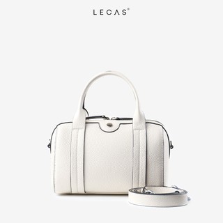 Túi trống da thật lecas merci