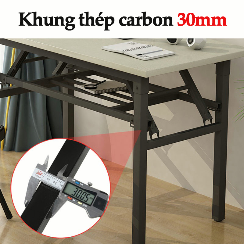 ALOVE Bàn làm việc (Đã lắp sẵn ) xếp gọn tiện lợi cho văn phòng học tập làm việc bàn ăn cứng cáp mới | BigBuy360 - bigbuy360.vn
