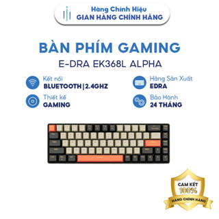 Bàn phím Gaming Wireless E-DRA EK368L Alpha