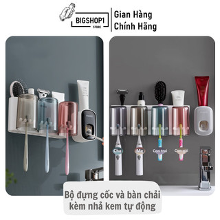 Kệ để bàn chải kèm cốc đánh răng ecoco e1924 e1925 e1926