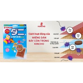 Miếng Dán Bẫy côn Trùng Kincho (3 Miếng/Hộp)