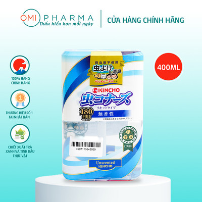 [DATE 31/12/2031] Hộp Làm Thơm Phòng Và Đuổi Muỗi Kincho Dạng Dung Dịch 180 Ngày