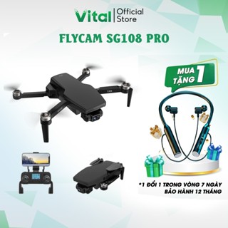 Flycam SG108 PRO Flycam không chổi than định vị GPS gimbal chống rung thời lượng pin dài
