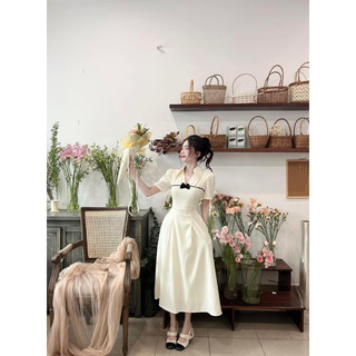 ĐẦM MAXI NUDE 2S BO EO XẾP LY XẺ ĐÙI