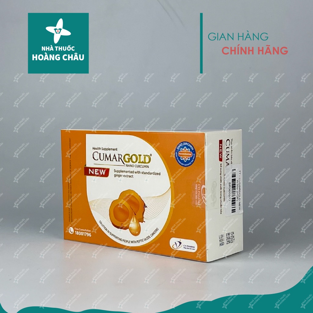 Cumargold New cùng Gừng chuẩn hoá tiên tiến cho viêm loét dạ dày tá tràng