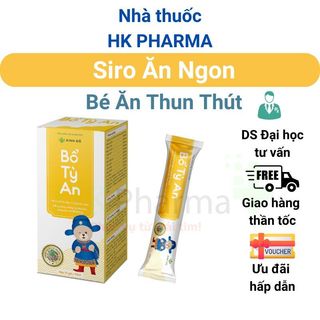 Siro Ăn Ngon - Bổ Tỳ An Hộp 10 Gói 10ml