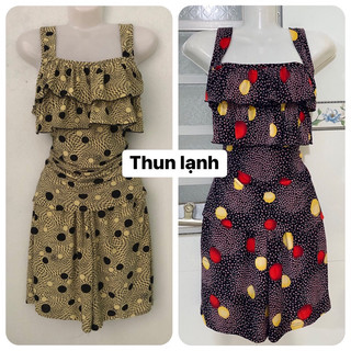 Size đồ bộ quần đùi thun lạnh tốt “siêu mát lạnh”