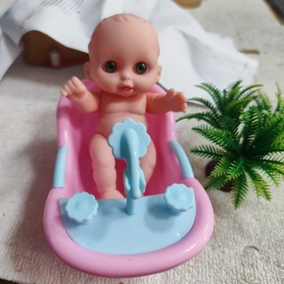 Bồn tắm búp bê size nhỏ ,bồn tắm nhựa giá rẻ cho búp bê kuman ,bup bê ob11 búp bê 16cm