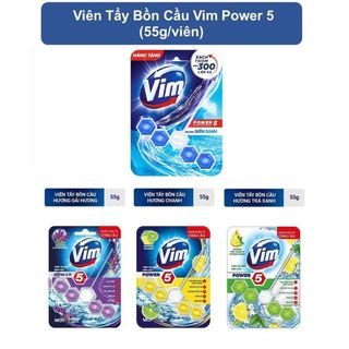 (MỚI) Vỷ Viên Vệ Sinh Bồn Cầu Vim 55g