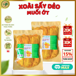 Xoài sấy muối ớt tân lộc phát combo 2 bịch - mỗi bịch 250g