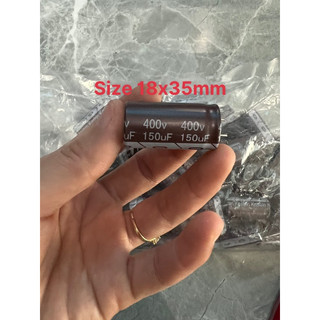Tụ hoá 400v 150uf size 18x35mm mới chính hãng
