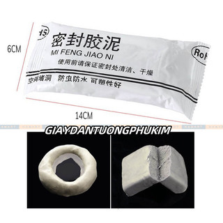 Xi măng dẻo bịt lỗ tường , đất sét keo trám tường lỗ điều hòa , ống nước yn6687