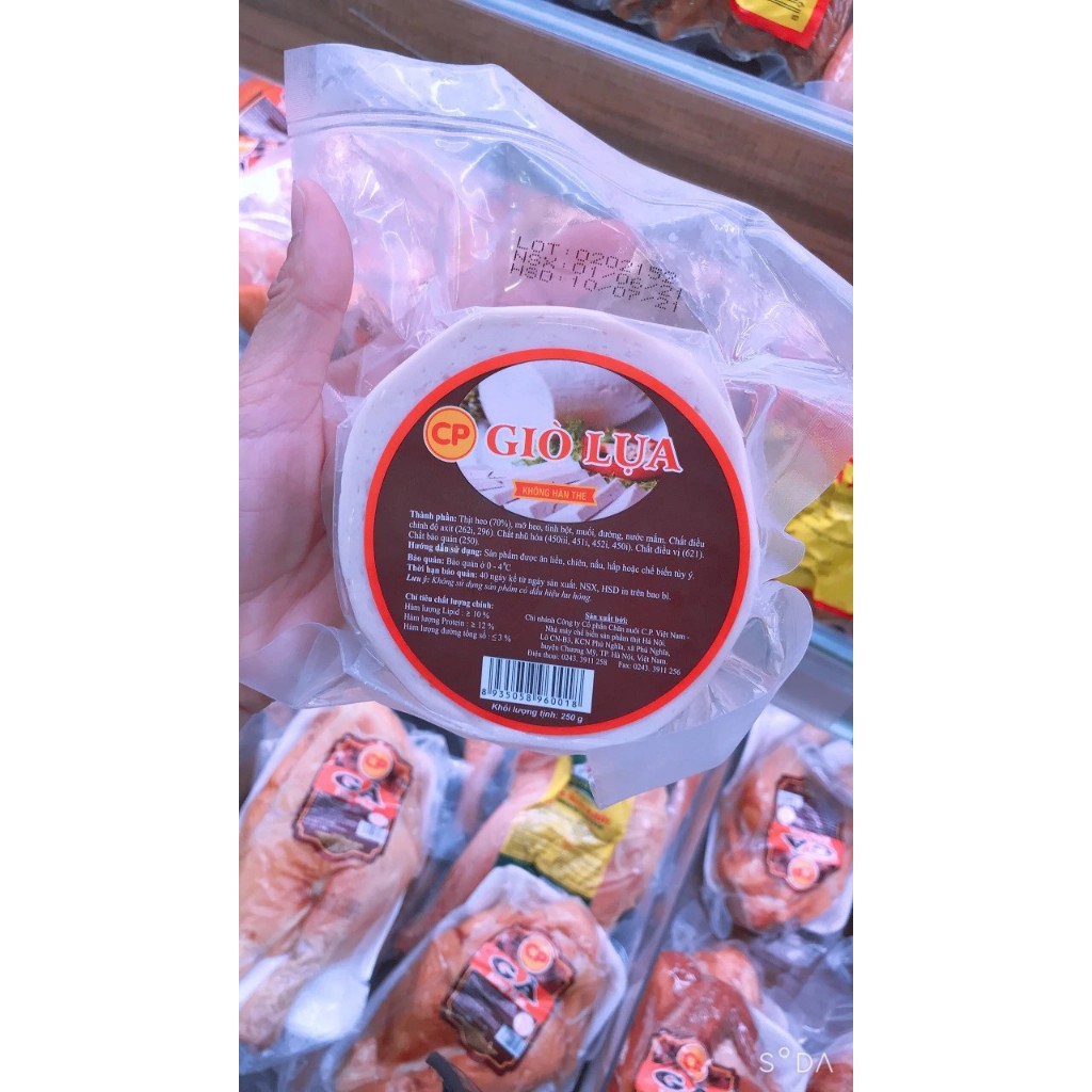 Giò lụa CP 250gr CP ăn liền tiện lợi [giao hàng hỏa tốc HN] - Ảnh 4