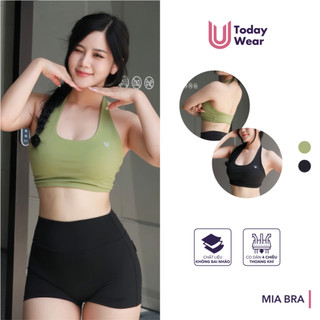 Áo bra cổ yếm Mia Top Today U Wear hở lưng tập gym yoga