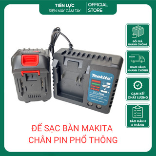  Sạc đế bàn bulong makita pin máy khoan đế sạc pin 21v - chân pin phổ thông m21 thông dụng 