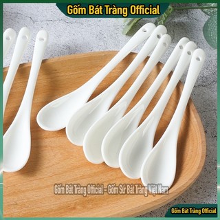 Thìa cafe, men kem trắng sứ cao cấp bát tràng cao cấp