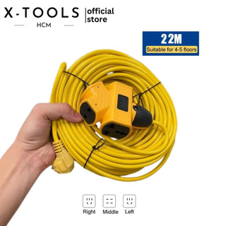 Cuộn dây điện 22m 30m có ổ cắm phích cắm đúc chịu lực cao, ổ điện dài 30m dây cấp nguồn 220v