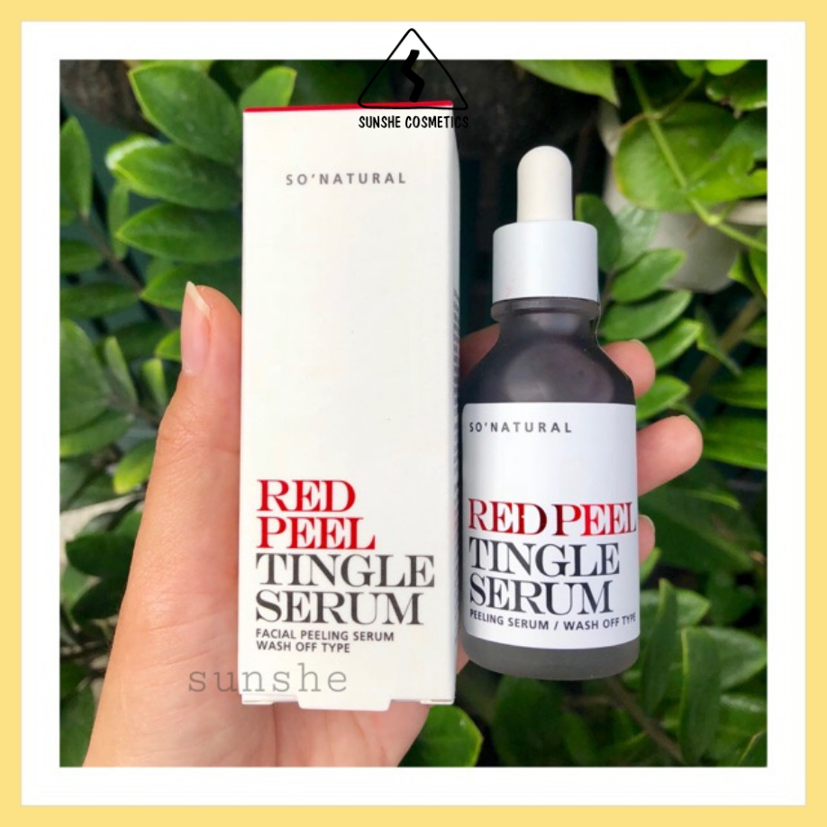 Tinh Chất So Natural Red Peel Tingle Serum