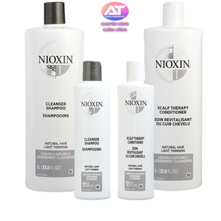 Gội & xã nioxin số 1 dành cho tóc tự nhiên, thưa mỏng và rụng nhẹ cleanser natural hair
