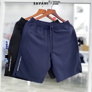 Quần short nam, quần đùi nam vải gió SAVANI mềm siêu nhẹ, dáng thể thao MSG006S4