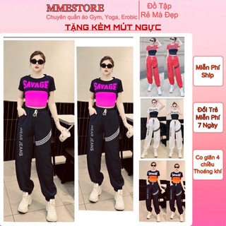 Đồ đồ tập gym nữ bộ thể thao, Set tập 3 món có lẻ áo quần tập gym,yoga, Zumba,aerobic