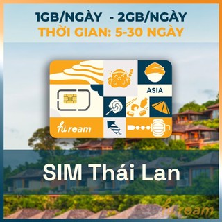 [HIROAM] Sim du lịch Thái Lan không giới hạn