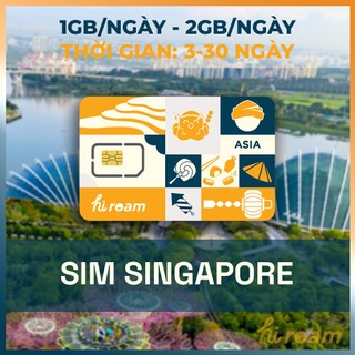 Sim Du Lịch Singapore 5 Ngày Không Giới Hạn Dung Lượng