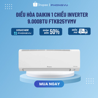 - máy lạnh daikin inverter 1 hp ftkb25yvmv - bảo hành 12 tháng - giao lắp nội thành