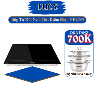 Bếp Điện Từ Đôi NEFA NFBT09 Mặt Kính Chịu Lực Tiết Kiệm Điện Năng Bảo Hành 3 Năm
