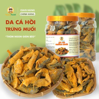 Da Cá Hồi Trứng Muối Tasty Food - Da Cá Sấy Giòn - Hũ 400g/800g