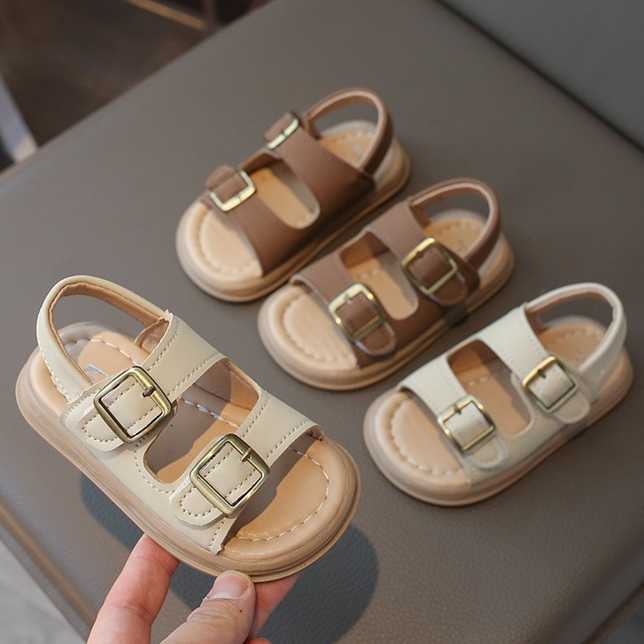 Loại 1_ Dép sandal 2 quai dán 3 màu thời trang cho bé trai bé gái đế mềm êm chân sz 16-26