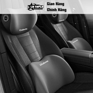 Gối Tựa Đầu Và Lưng Cao Su Non Cao Cấp Cho Ô Tô, Gối Tựa Đầu và Gối Tựa Lưng Xe Ô Tô Thiết Kế Công Thái Học, LB TAPLO