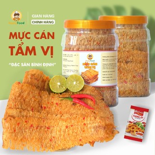 Mực cán tẩm gia vị cay tasty food - hũ 500g/1kg