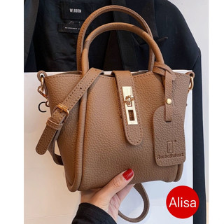 Túi xách da nữ phong cách retro da mềm kèm dây dài đeo chéo hàng mới 2024 SL164