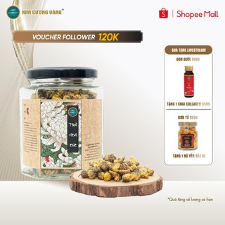 Trà hoa cúc khô Kim Cương Vàng