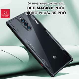   Hỏa Tốc HCM  Ốp lưng XUNDD Red Magic 8 Pro   8 Pro Plus   8S Pro - Chống shock Mặt lưng trong Viền TPU 