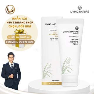 Toner cân bằng cấp ẩm cho da nhạy cảm Living Nature Sensitive Hydrating Toner 100ml
