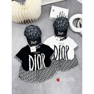 Set Dior bé trai kèm nón
