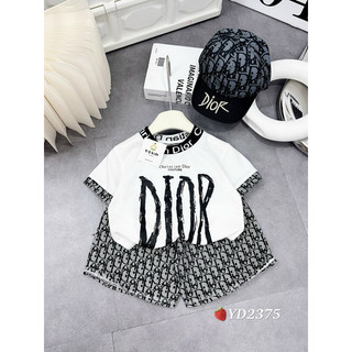 Set Dior bé trai kèm nón