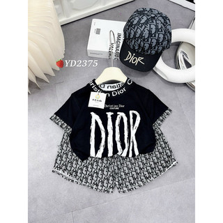 Set Dior bé trai kèm nón