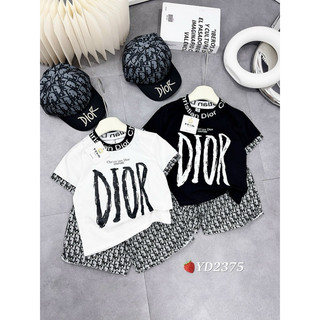 Set Dior bé trai kèm nón