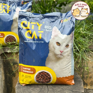 Cát citycat big balls bao 8l - cát vệ sinh cao cấp than hoạt tính khử mùi siêu vón