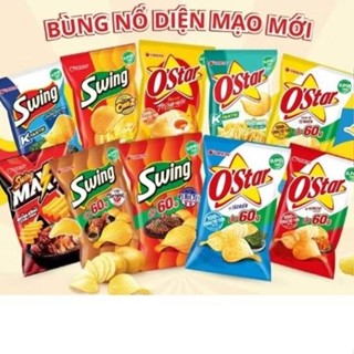 Combo 5 gói Bánh Snack khoai tây Swing Orion gói lớn ( chọn vị nhắn shop)